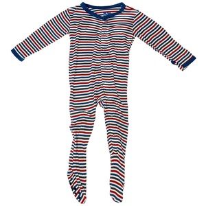 Kickee Pants Striped Pajamas Size 6-12 Months